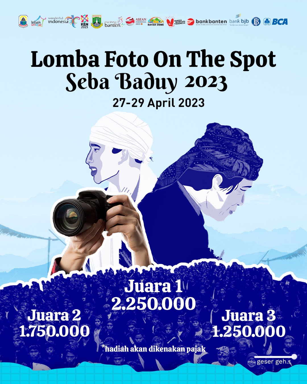 Lomba Photo on the Spot Seba Baduy 2023