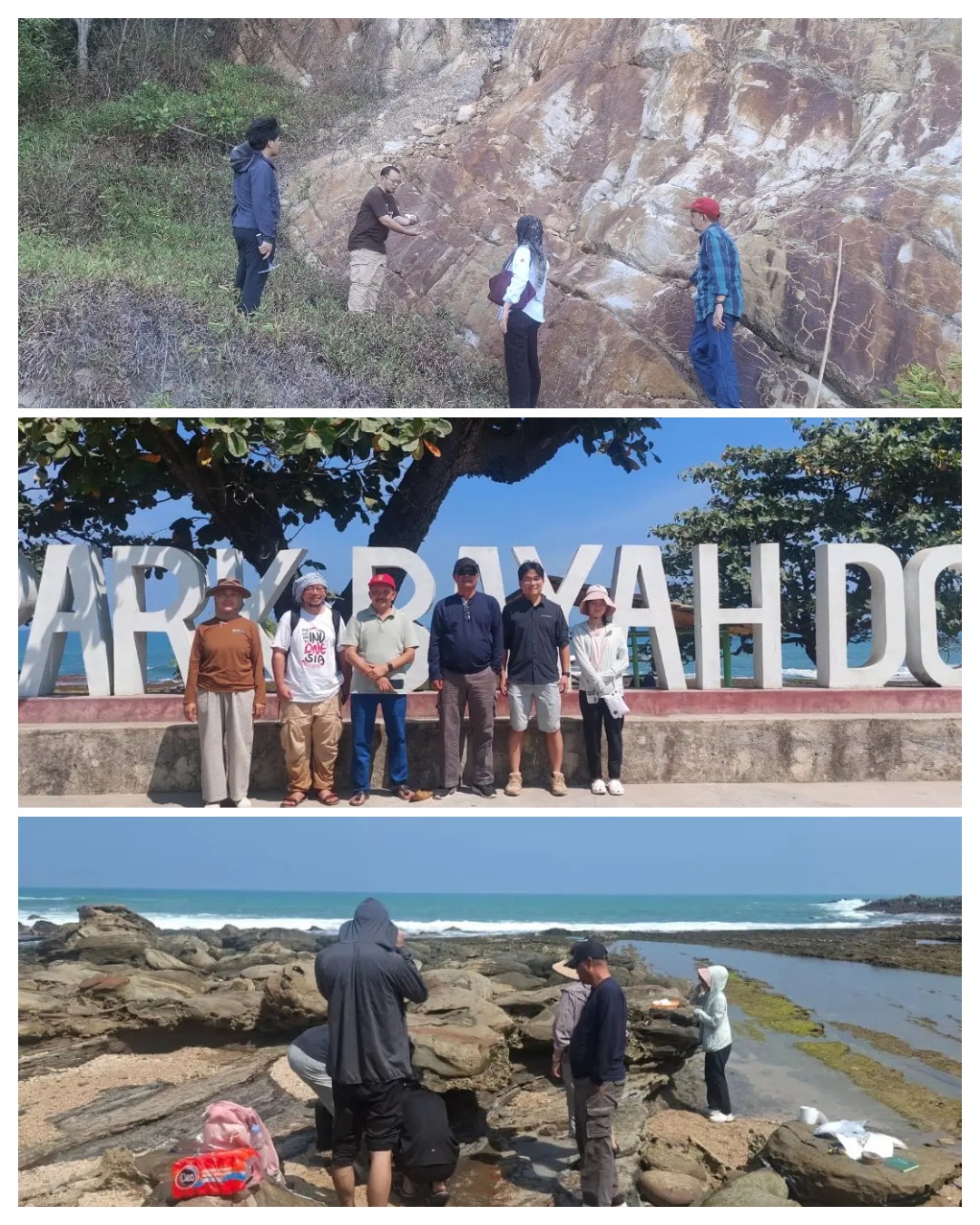 pelaksanaan penelitian bersama antara Program Studi Teknik Geologi Fakultas Teknik Universitas Pakuan dengan School of Geography and Planning Sun Yat Sen University ( Guang Zhu , China )
