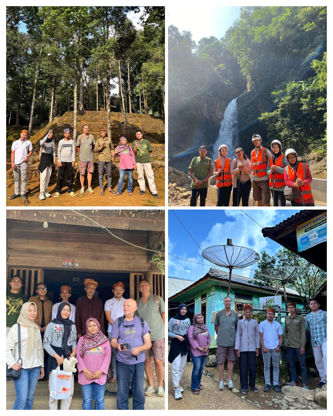 Kunjungan Geowisata Wisatawan Asal Perancis