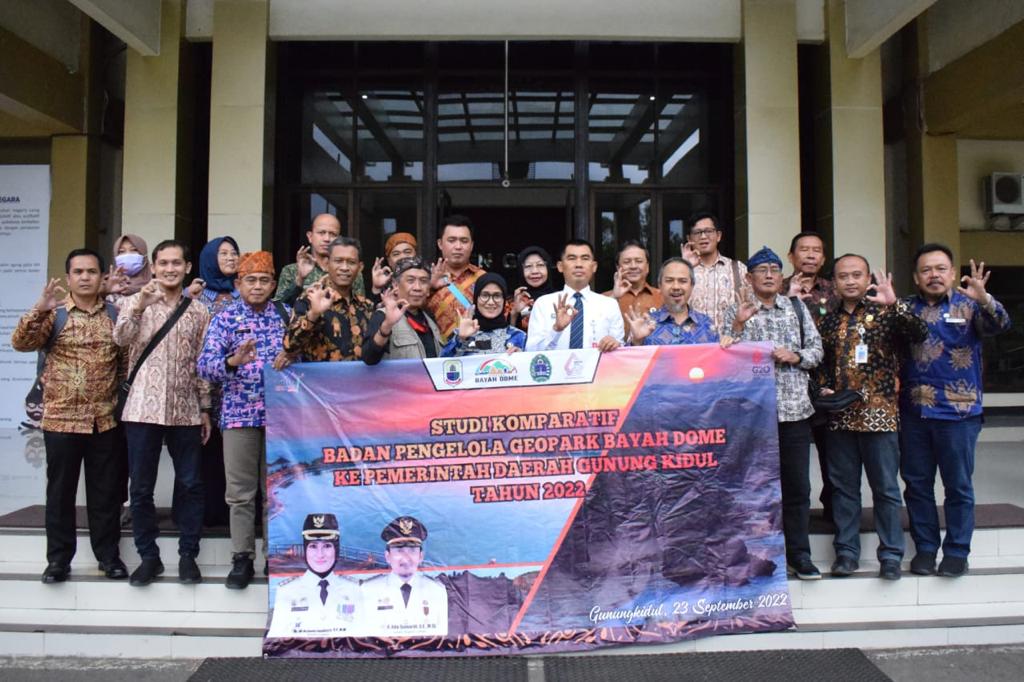 Pengelola Geopark Bayah Dome Studi Banding ke Gunungkidul-Jogja