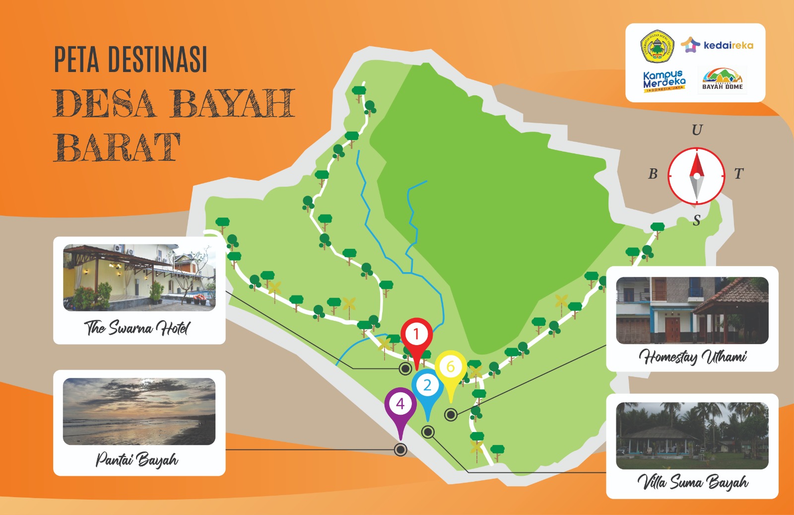 Peta Destinasi Desa Bayah Barat