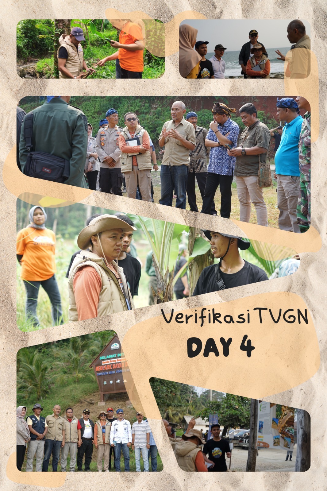 Verifikasi TVGN hari keempat Geopark Nasional