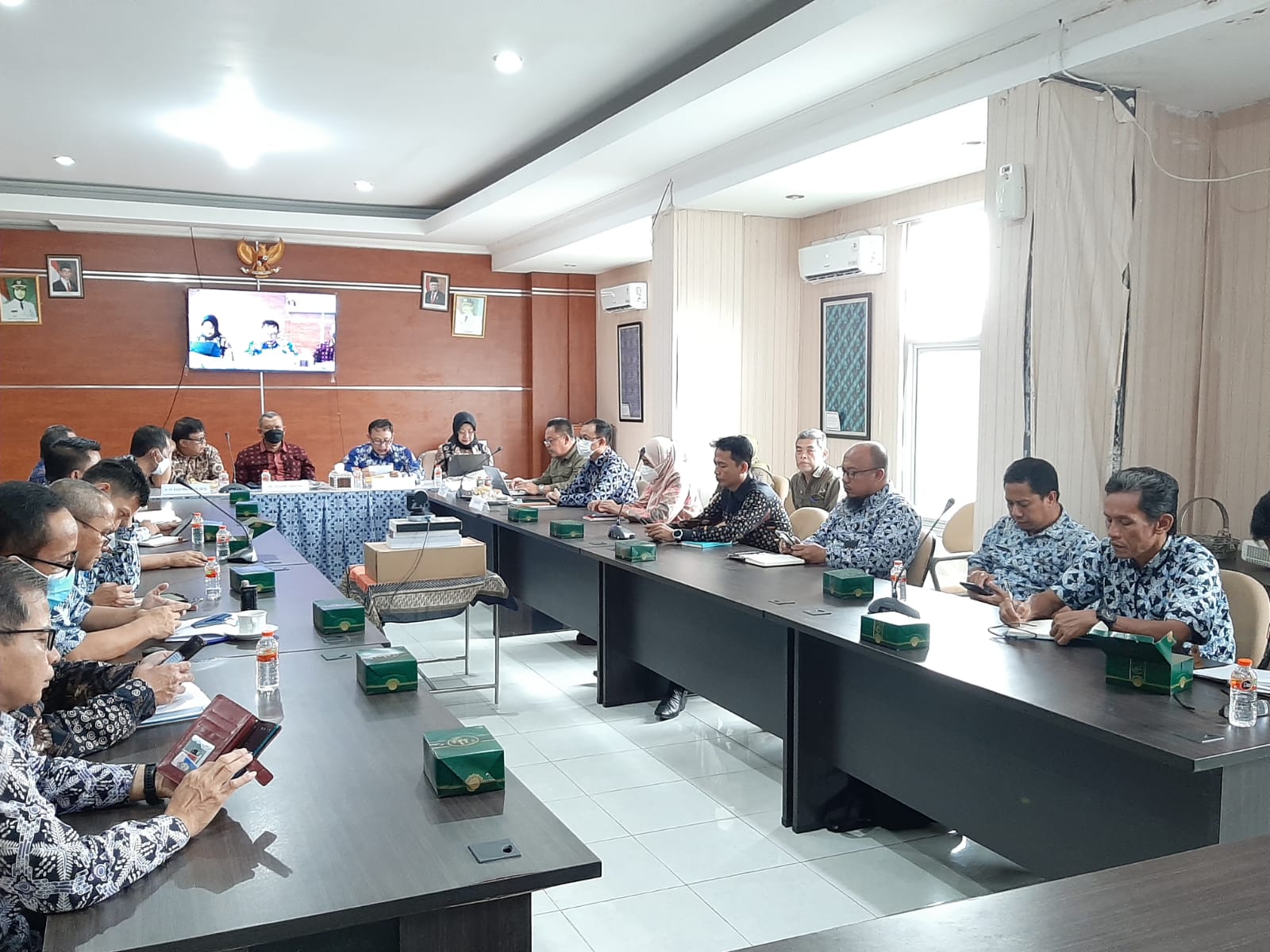 Rapat Koordinasi dan Evaluasi geopark Bayah Dome