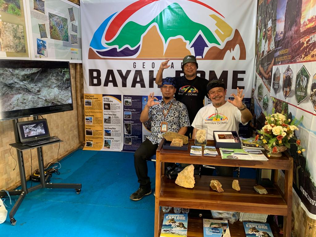 Stand Badan Pengelola Geopark Bayah Dome
